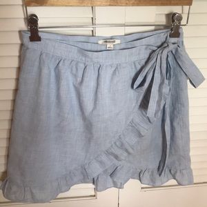 Madewell wrap skirt